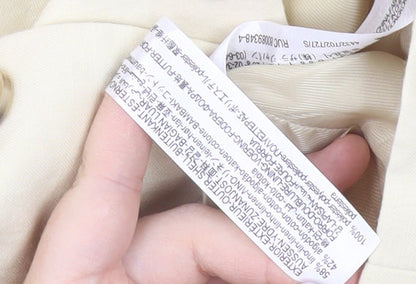 Zara Women's Ivory Cropped Blazer, Short Sleeve, Size S