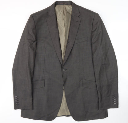 Mens UK Size 44 Tom English Regular Grey Suit Jacket