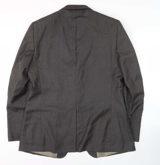 Mens UK Size 44 Tom English Regular Grey Suit Jacket