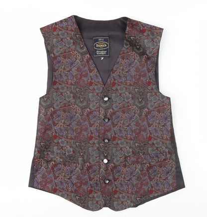 Mens UK Size M C&A Regular Multicoloured Suit Waistcoat