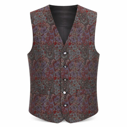 Mens UK Size M C&A Regular Multicoloured Suit Waistcoat