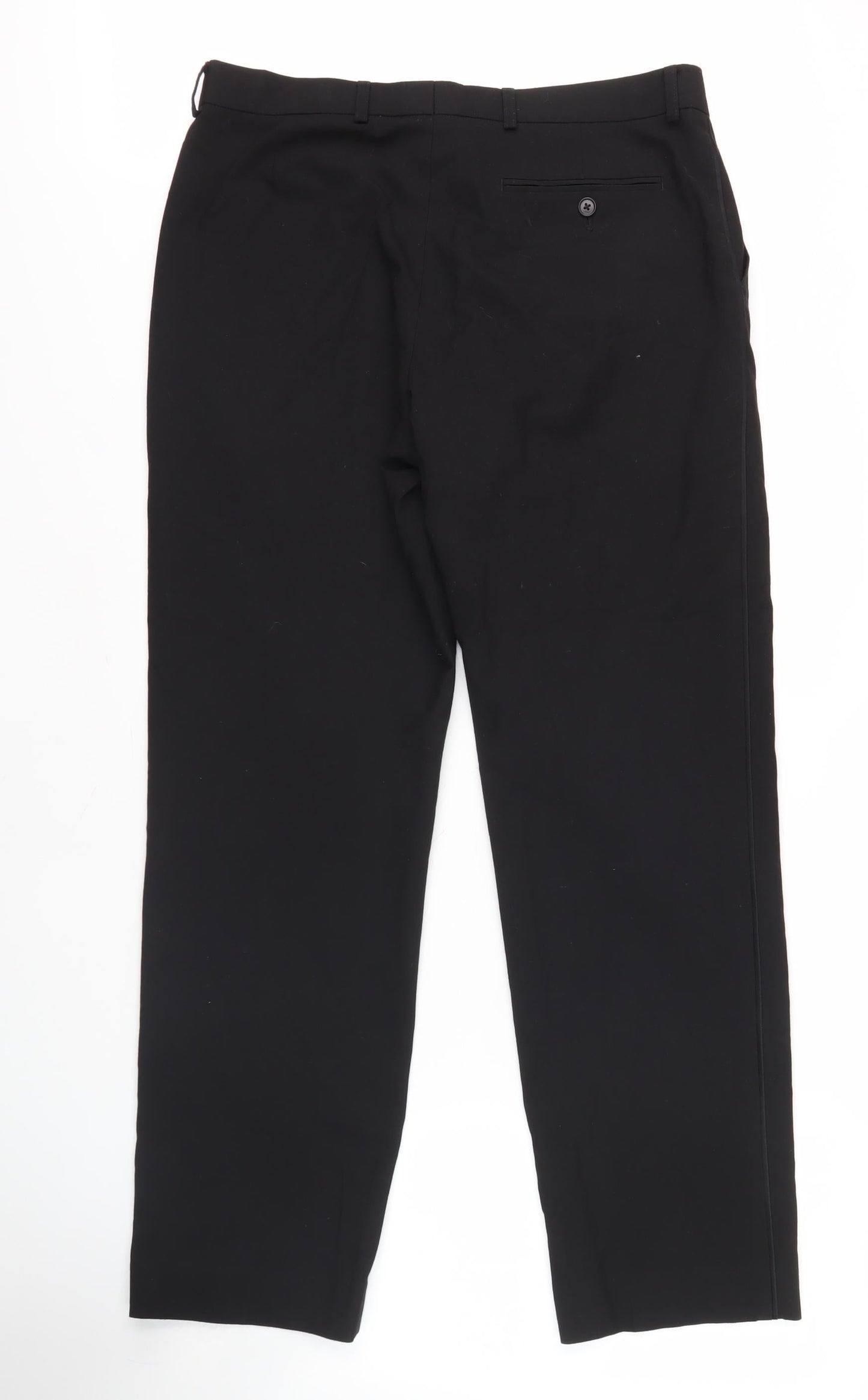 Marks and Spencer Men's Black Trousers 34 Inch Waist