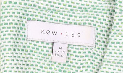 Womens UK Size 12 Kew 159 Green  Blouse