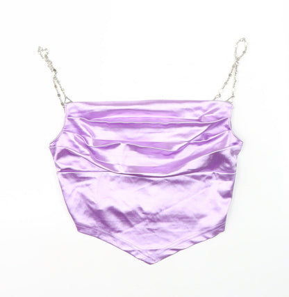 Womens UK Size 10 ASOS Purple Camisole Tank
