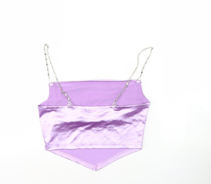 Womens UK Size 10 ASOS Purple Camisole Tank