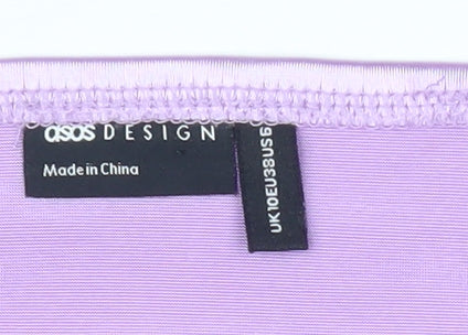 Womens UK Size 10 ASOS Purple Camisole Tank