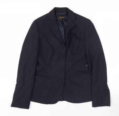 Adolfo Dominguez Women's Blue Blazer Size 10