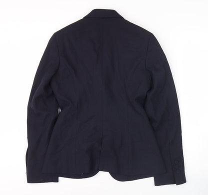 Adolfo Dominguez Women's Blue Blazer Size 10