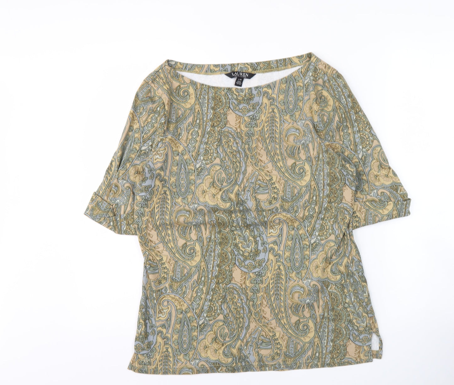 Womens UK Size L Ralph Lauren Multicoloured  T-Shirt