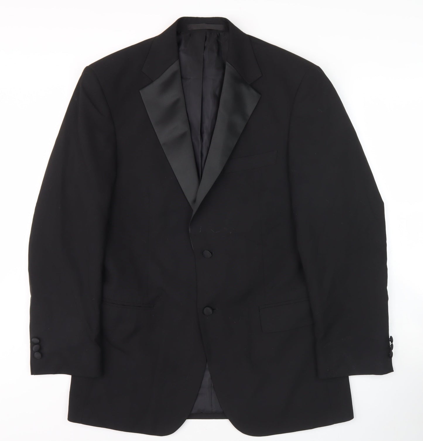 Mens UK Size 38 Marks and Spencer Regular Black Suit Jacket