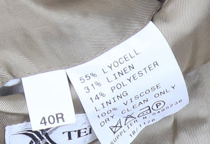 Mens UK Size 40 Fraser Regular Beige Suit Jacket