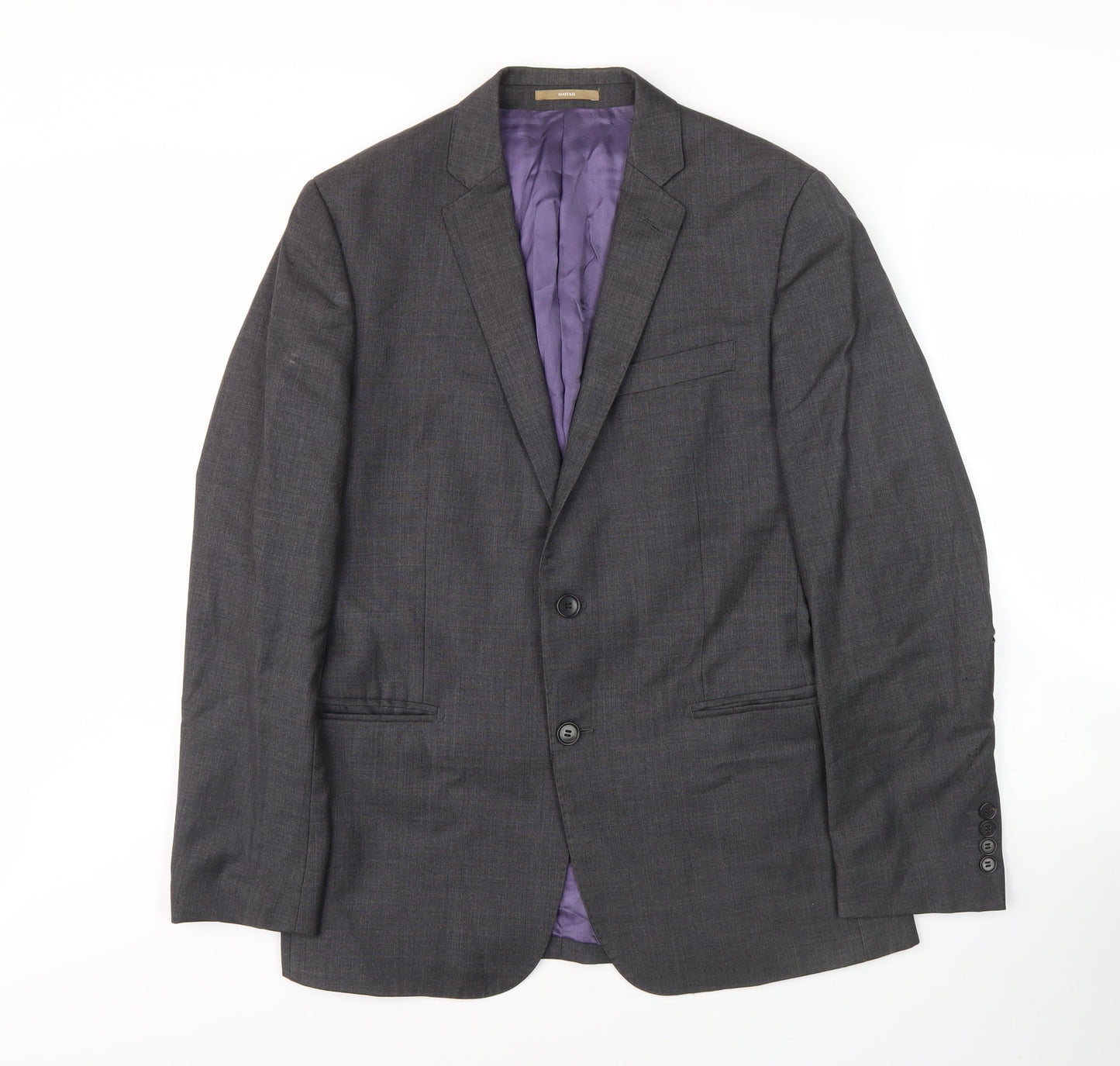 Mens UK Size 40 Richard James Regular Grey Suit Jacket