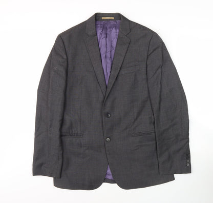 Mens UK Size 40 Richard James Regular Grey Suit Jacket