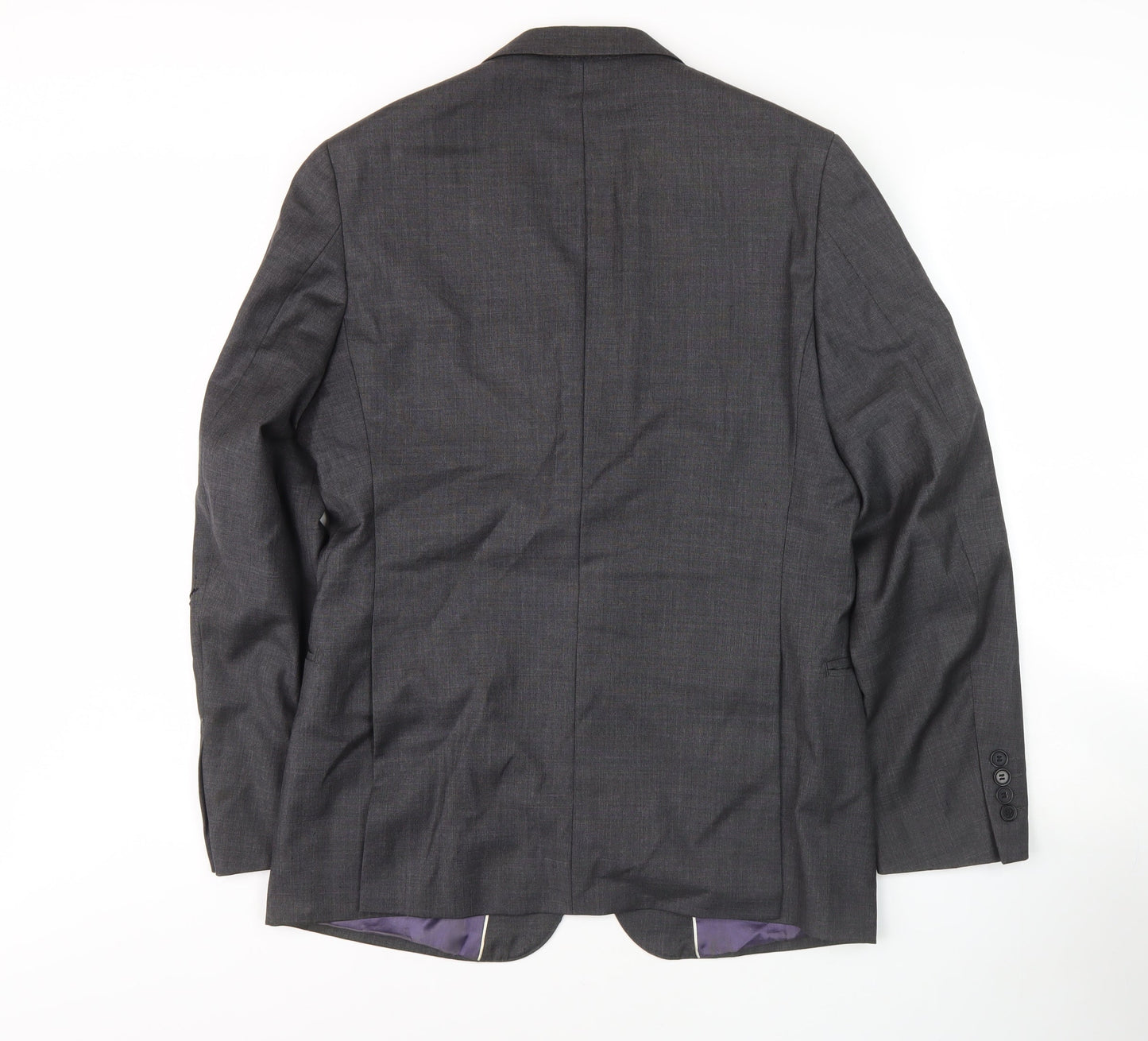Mens UK Size 40 Richard James Regular Grey Suit Jacket