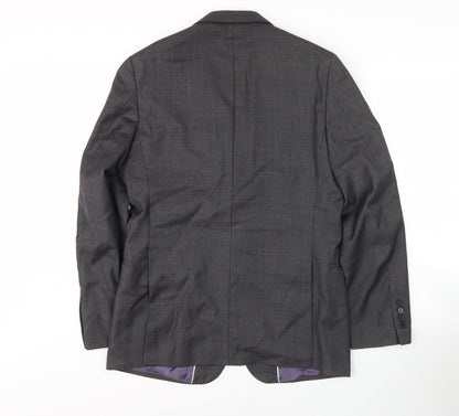 Mens UK Size 40 Richard James Regular Grey Suit Jacket
