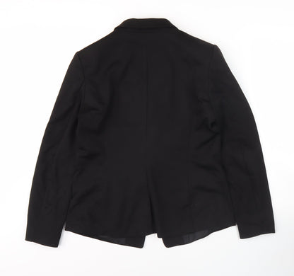 H&M Women's Black Blazer, Size 14, Regular Fit