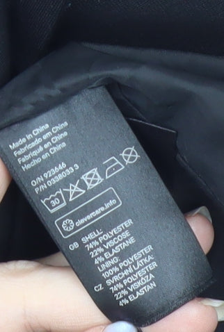 H&M Women's Black Blazer, Size 14, Regular Fit