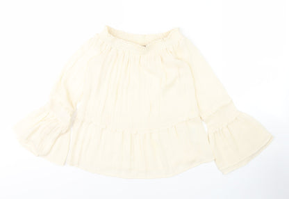 Womens UK Size 6 H&M Ivory  Blouse