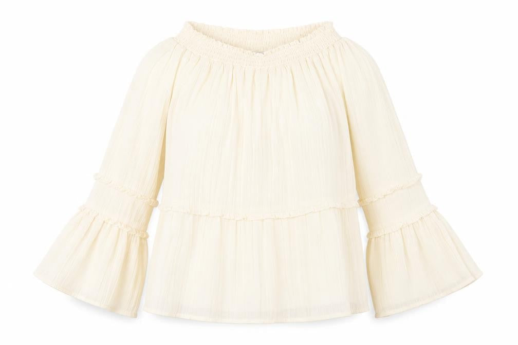 Womens UK Size 6 H&M Ivory  Blouse