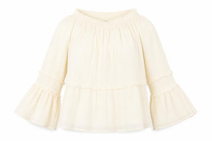 Womens UK Size 6 H&M Ivory  Blouse