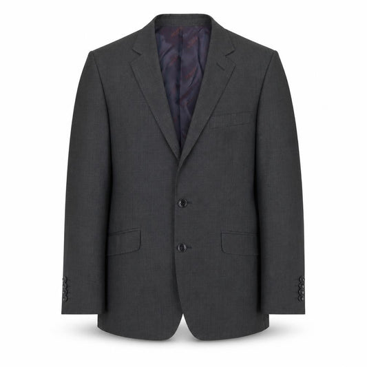 Bernini Men's Grey Single-Breasted Blazer Jacket