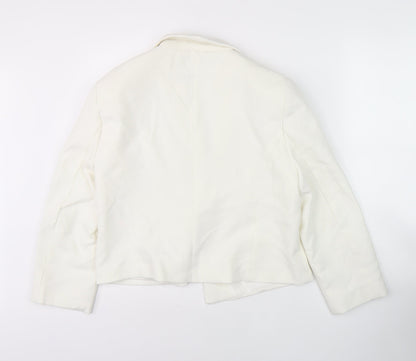 New Look Women's White Blazer Size 16