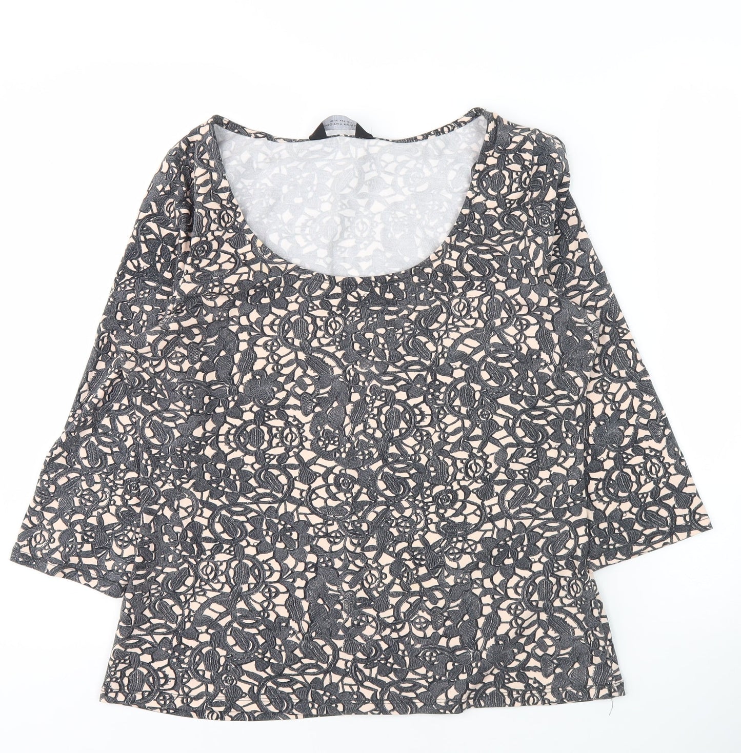 Womens UK Size 16 Dorothy Perkins Multicoloured Basic T-Shirt