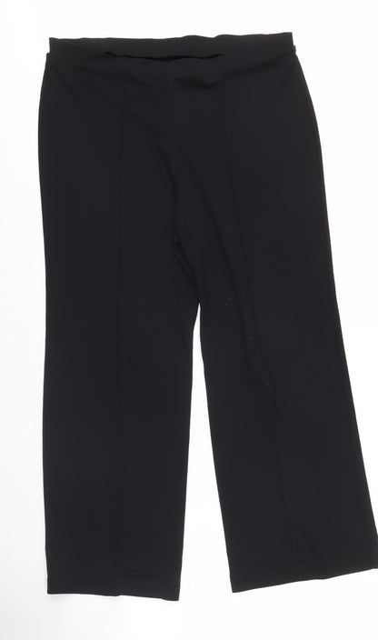Womens UK Size 14 Marks and Spencer   Black Trousers