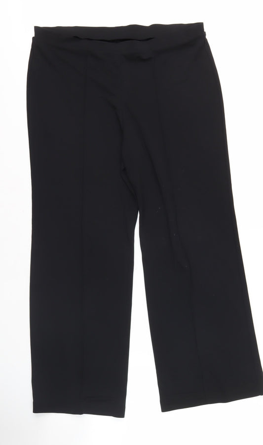 Womens UK Size 14 Marks and Spencer   Black Trousers