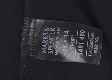 Womens UK Size 14 Marks and Spencer   Black Trousers