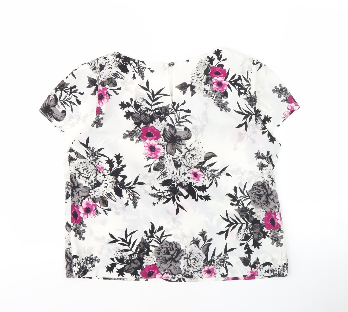 Womens UK Size 12 David Emanuel Multicoloured Basic Blouse