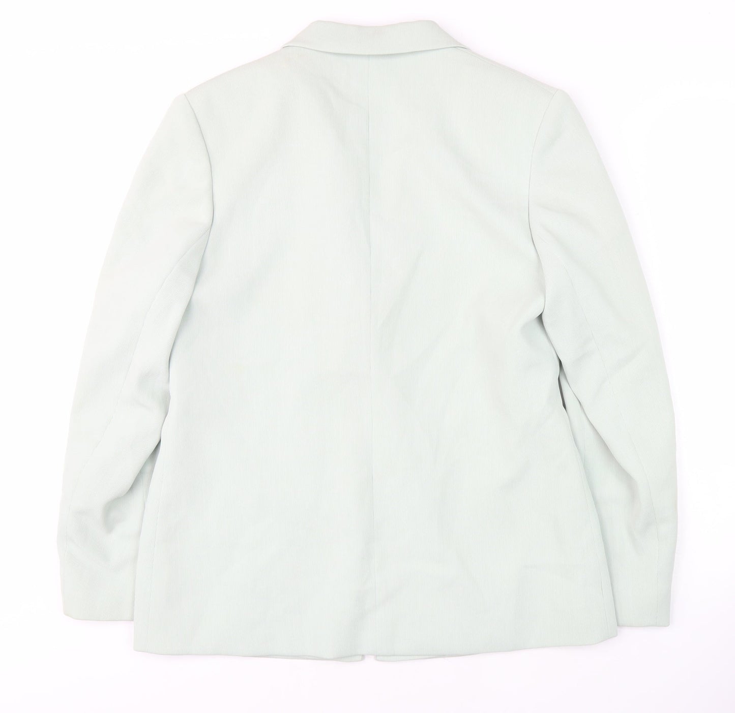 Womens UK Size 12 Gold by Michael H Regular Green Blazer