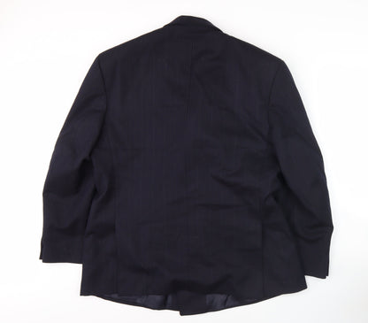 Mens UK Size 42 Chatsworth Regular Blue Suit Jacket