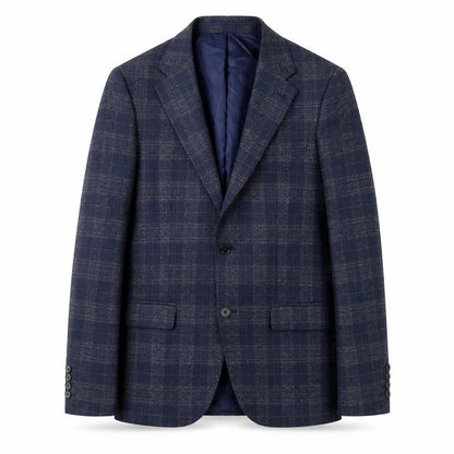 Mens UK Size 40 River Island Regular Blue Suit Jacket