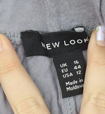 New Look Women's Grey Harem Trousers Size 16