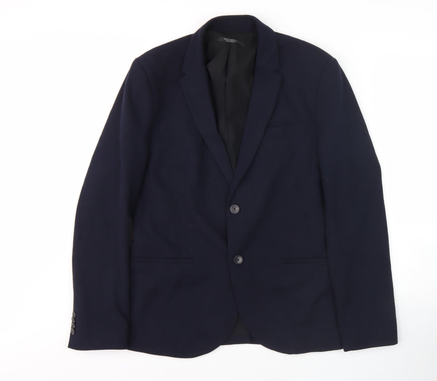 Mens UK Size 40 Zara Regular Blue Suit Jacket