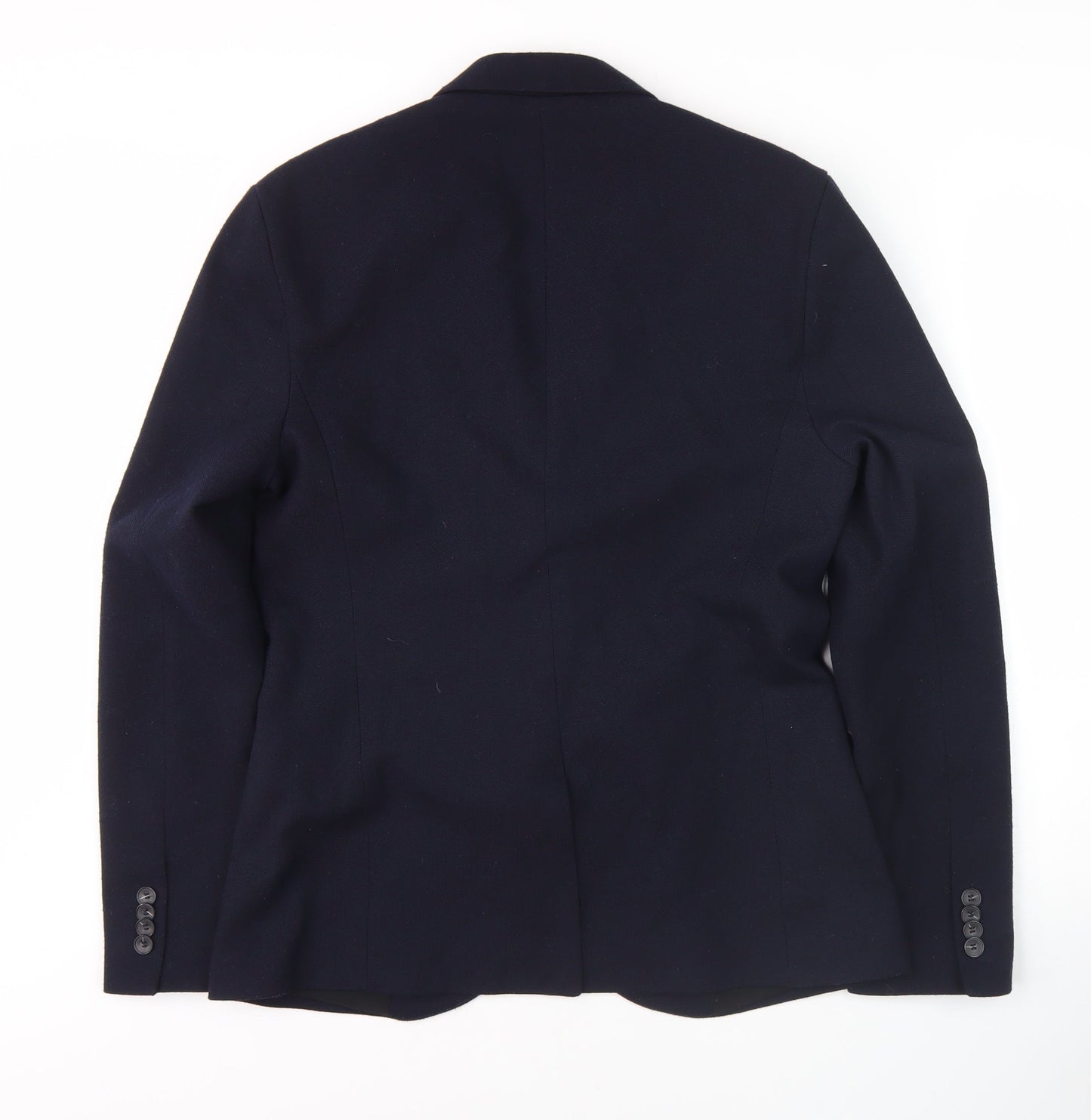 Mens UK Size 40 Zara Regular Blue Suit Jacket