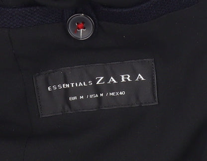 Mens UK Size 40 Zara Regular Blue Suit Jacket