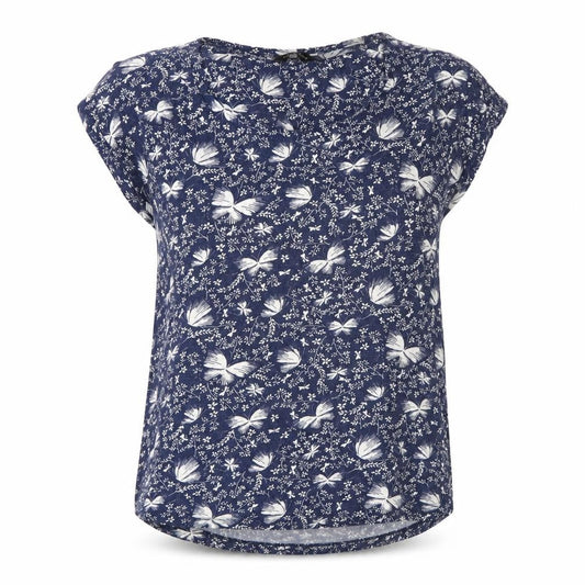 Womens UK Size 10 New Look Blue Basic Blouse