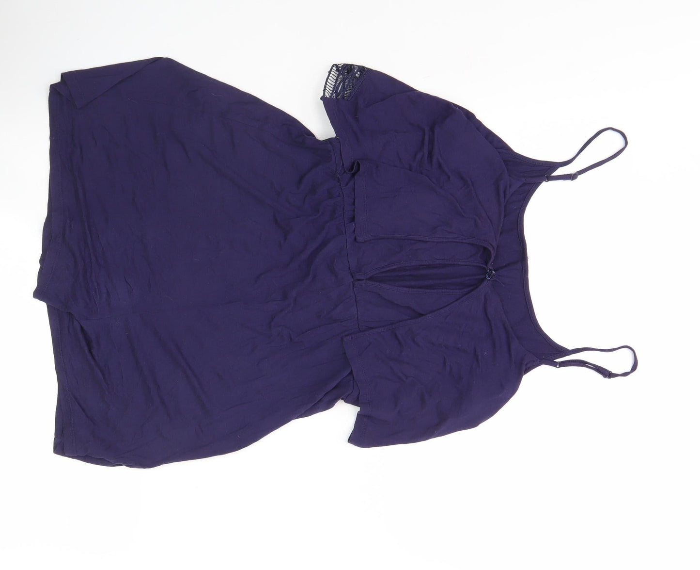 Dorothy Perkins Women's Purple Playsuit, Size 10, Casual Summer