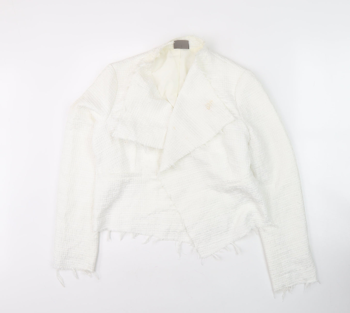 Womens UK Size 8 VERO MODA White Basic Jacket