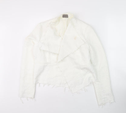 Womens UK Size 8 VERO MODA White Basic Jacket