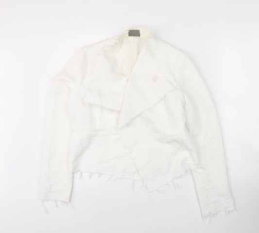 Womens UK Size 8 VERO MODA White Basic Jacket