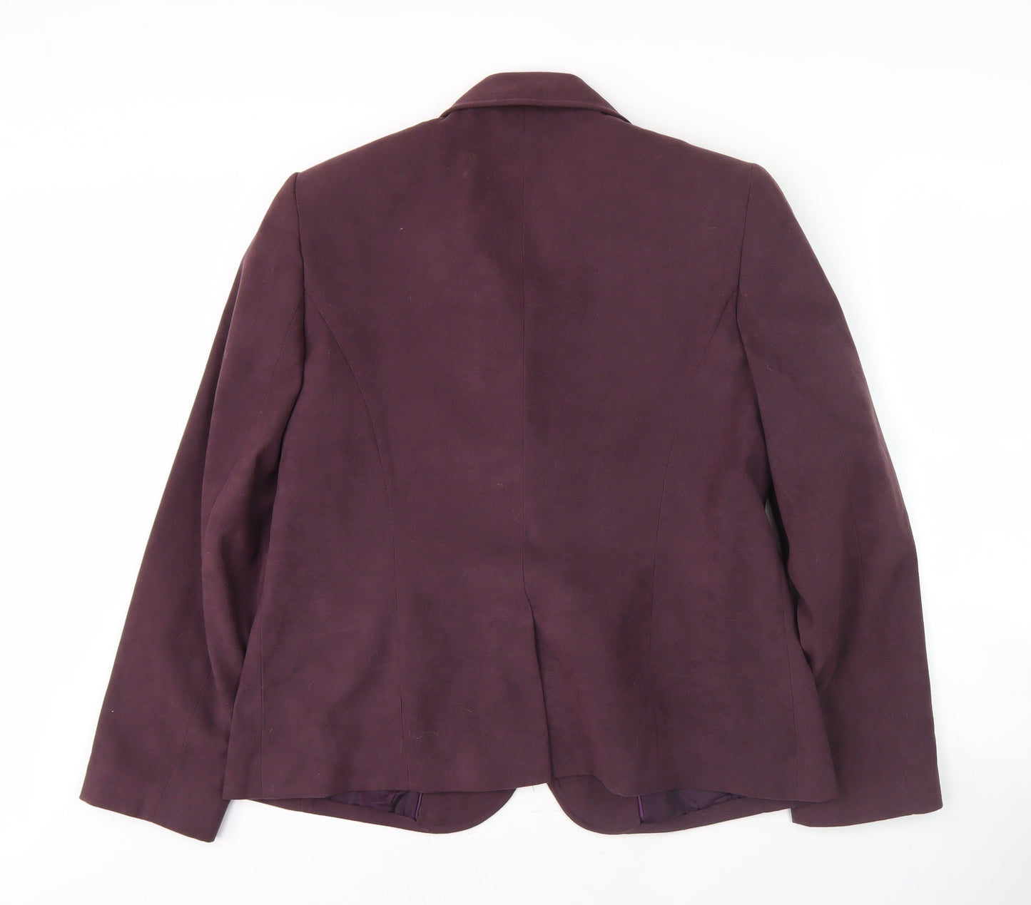 Berkert Women's Purple Blazer - Size 16, Notch Lapel