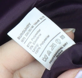 Berkert Women's Purple Blazer - Size 16, Notch Lapel