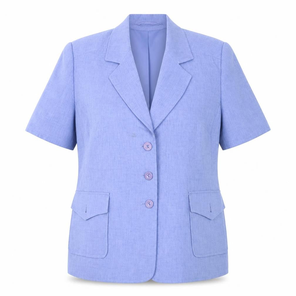 Womens UK Size 14 Eastex Regular Blue Suit Jacket
