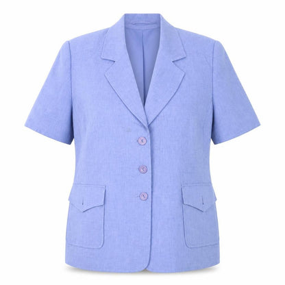 Womens UK Size 14 Eastex Regular Blue Suit Jacket