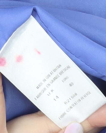 Eastex Women's Blue Suit Jacket Size 14