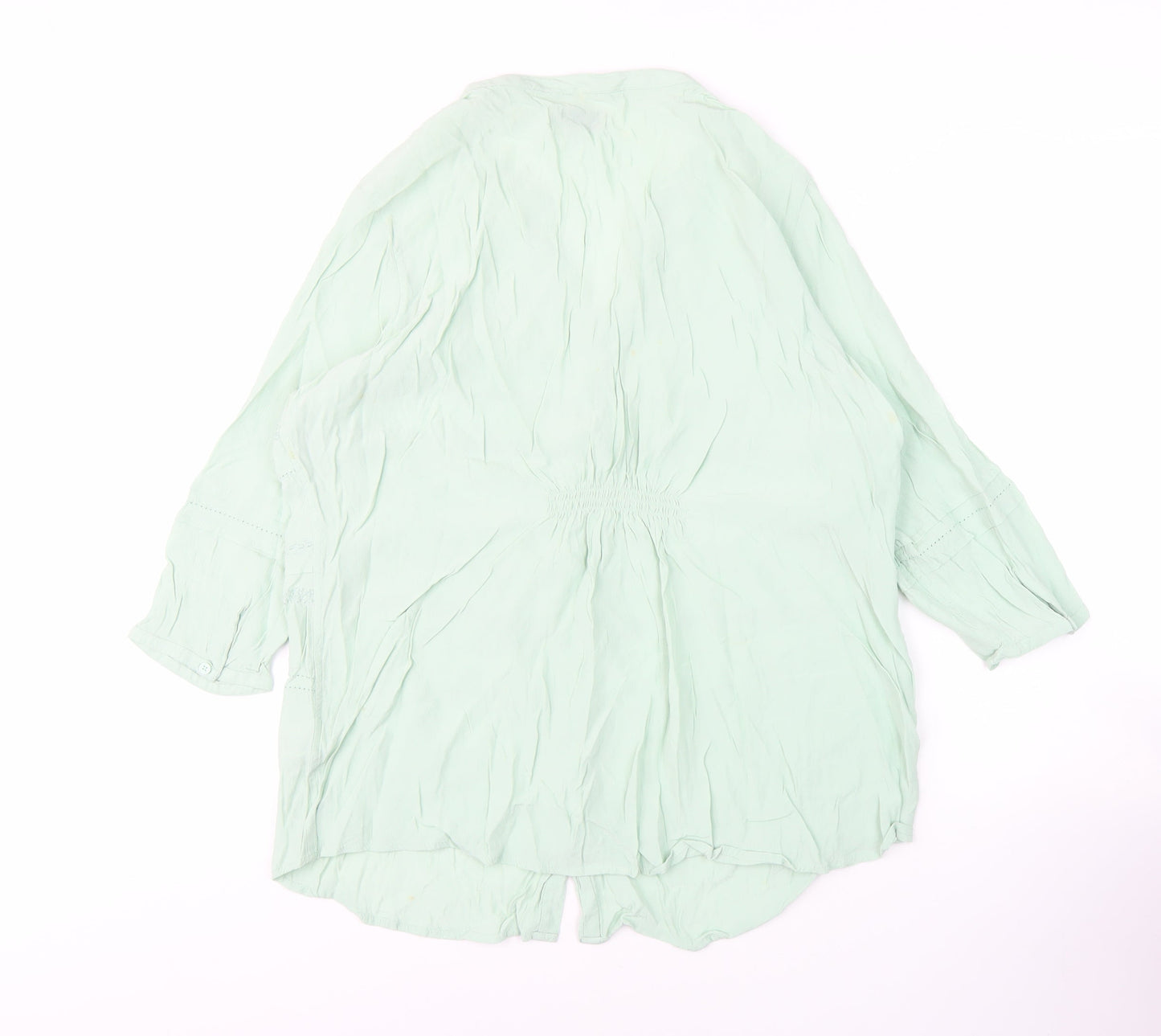 Womens UK Size 20 Marks and Spencer Green Basic Blouse