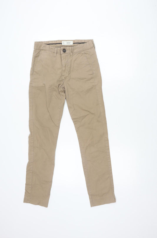 Mens UK Size S Celio Slim Fit Chino Beige Trousers